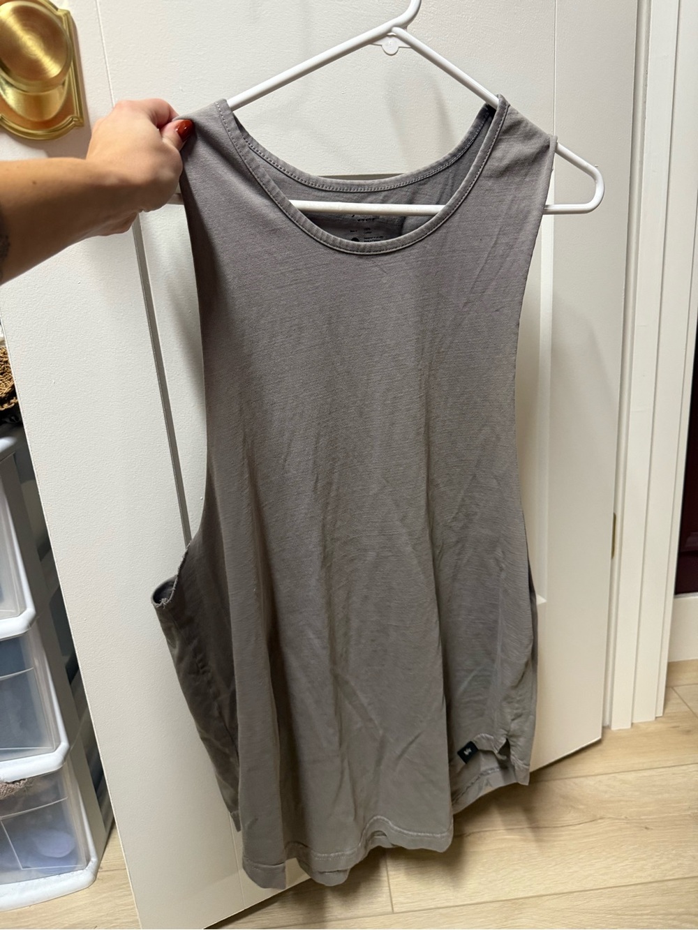 YoungLA Women's Sleeveless Muscle Tank - Gray